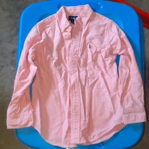 Boys size 5 light pink Ralph Lauren long sleeve